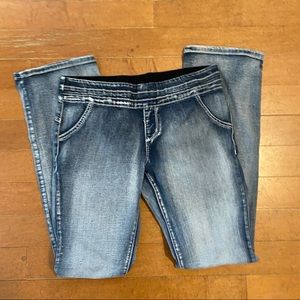 Maurices Size 9/10 Acid Wash Straight Leg Jeans